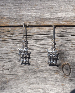Earrings Gotic letters Earrings Gotic letters