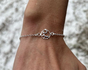 Tynn armbånd liten rein nr....