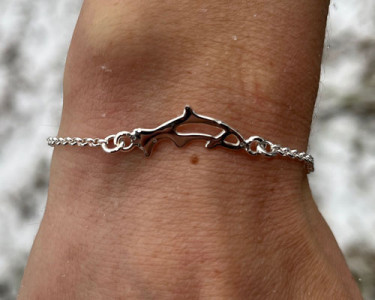 Tynn armbånd laks nr. 258