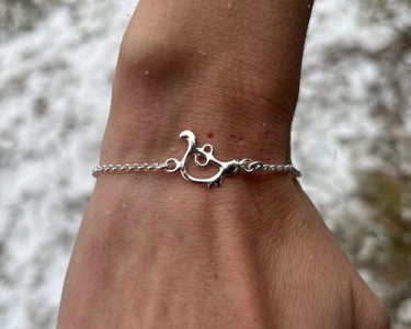 Tynn armbånd rype nr. 73