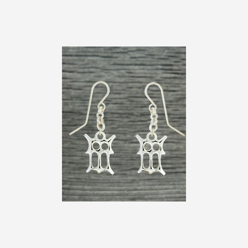 Earrings Gotic letters Earrings Gotic letters