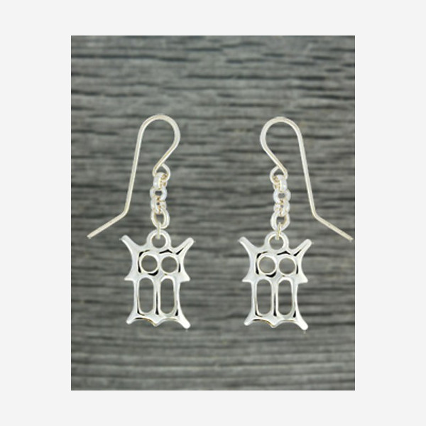 Earrings Gotic letters Earrings Gotic letters