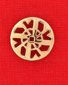 Sunwheel brooch